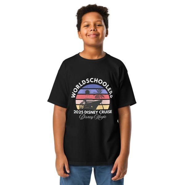 Disney Magic 2025 | White Font | Youth classic tee