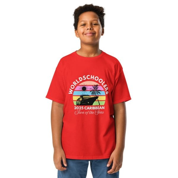 Icon of the Seas 2025 | White Font | Youth Classic tee