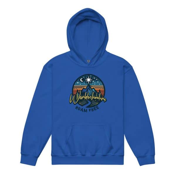 Worldschoolers Roam Free | Youth hoodie