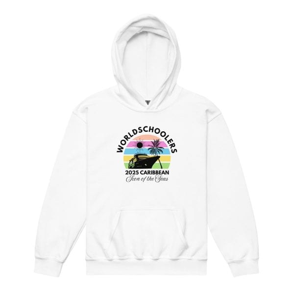 Icon of the Seas 2025 | Black Font | Youth hoodie