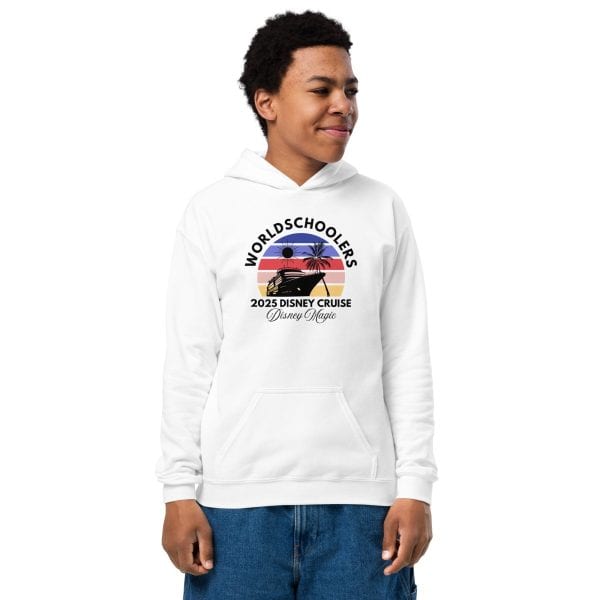 Disney Magic 2025 | Black Font | Youth hoodie