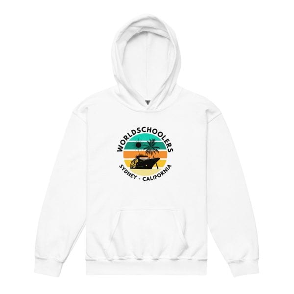 Transpacific 2025 | Black Font | Youth hoodie