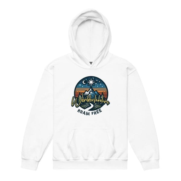 Worldschoolers Roam Free | Youth hoodie