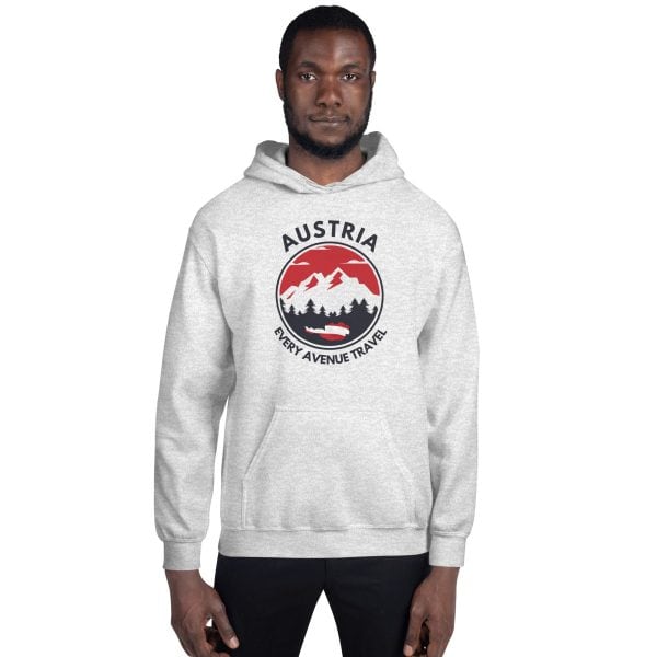 Austria 2025 | Mountain logo - Black Font | Unisex Hoodie