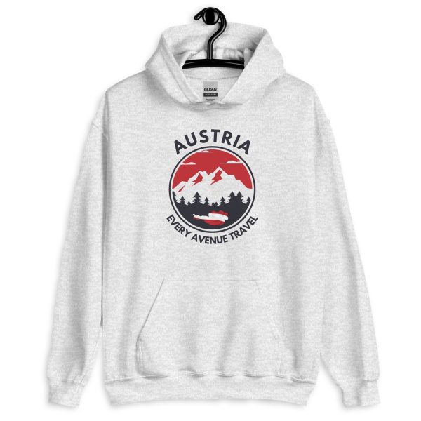 Austria 2025 | Mountain logo - Black Font | Unisex Hoodie