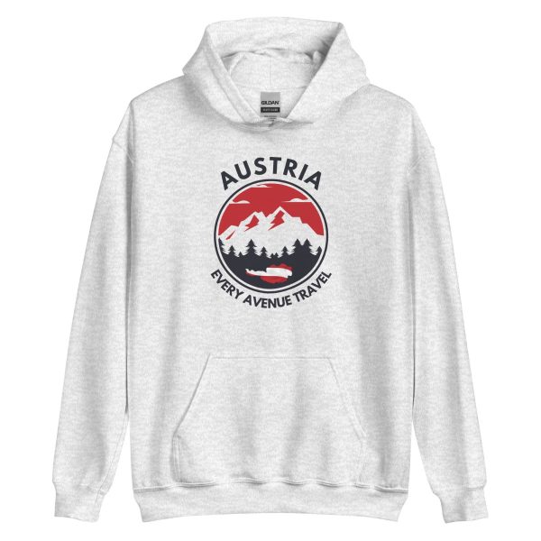 Austria 2025 | Mountain logo - Black Font | Unisex Hoodie