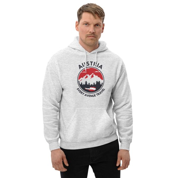 Austria 2025 | Mountain logo - Black Font | Unisex Hoodie