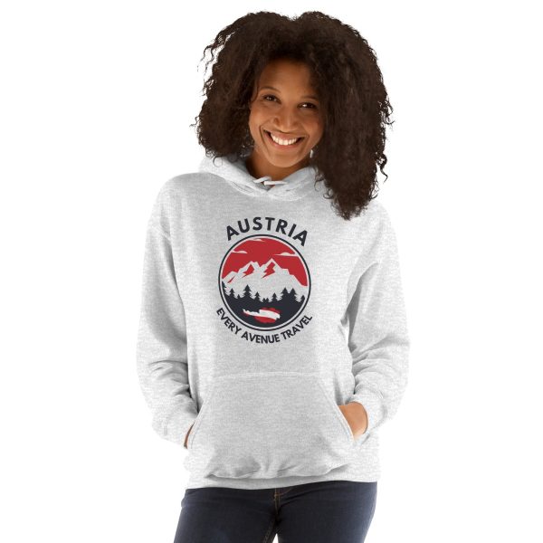 Austria 2025 | Mountain logo - Black Font | Unisex Hoodie