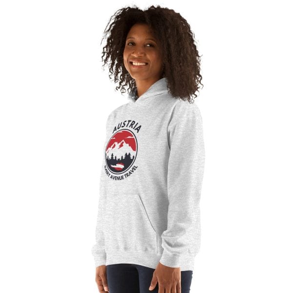 Austria 2025 | Mountain logo - Black Font | Unisex Hoodie