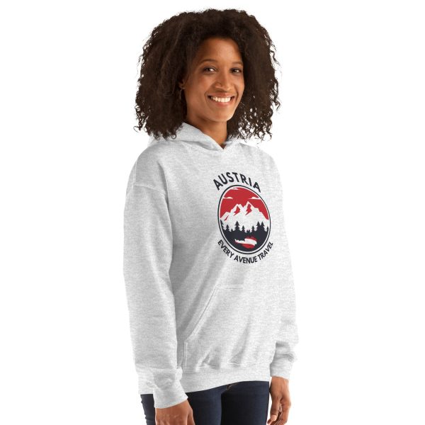 Austria 2025 | Mountain logo - Black Font | Unisex Hoodie