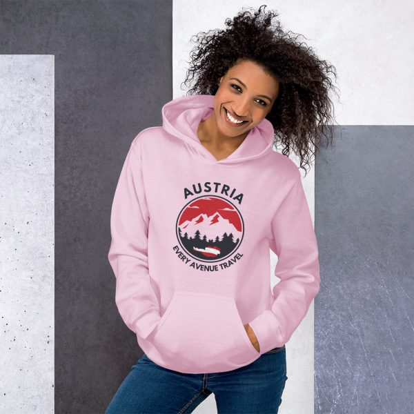 Austria 2025 | Mountain logo - Black Font | Unisex Hoodie