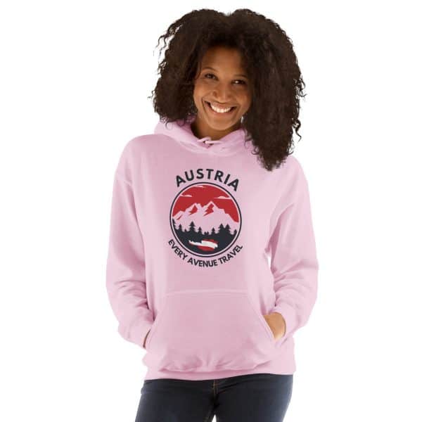 Austria 2025 | Mountain logo - Black Font | Unisex Hoodie