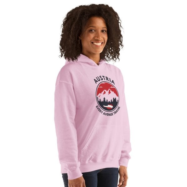 Austria 2025 | Mountain logo - Black Font | Unisex Hoodie