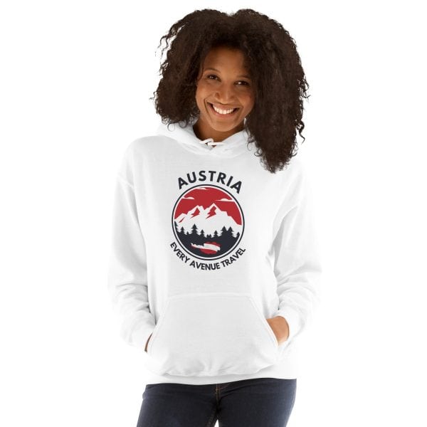 Austria 2025 | Mountain logo - Black Font | Unisex Hoodie