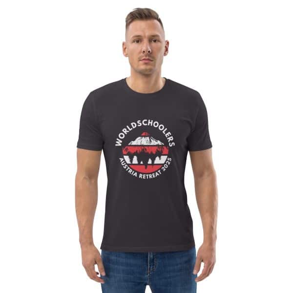 Austria 2025 |  Official Red logo - White Font | Unisex organic cotton t-shirt