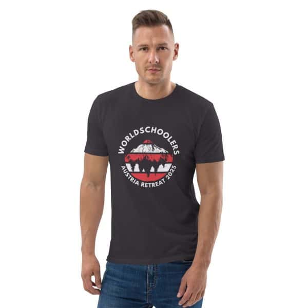 Austria 2025 |  Official Red logo - White Font | Unisex organic cotton t-shirt