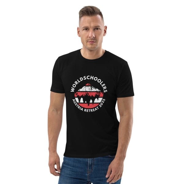 Austria 2025 |  Official Red logo - White Font | Unisex organic cotton t-shirt