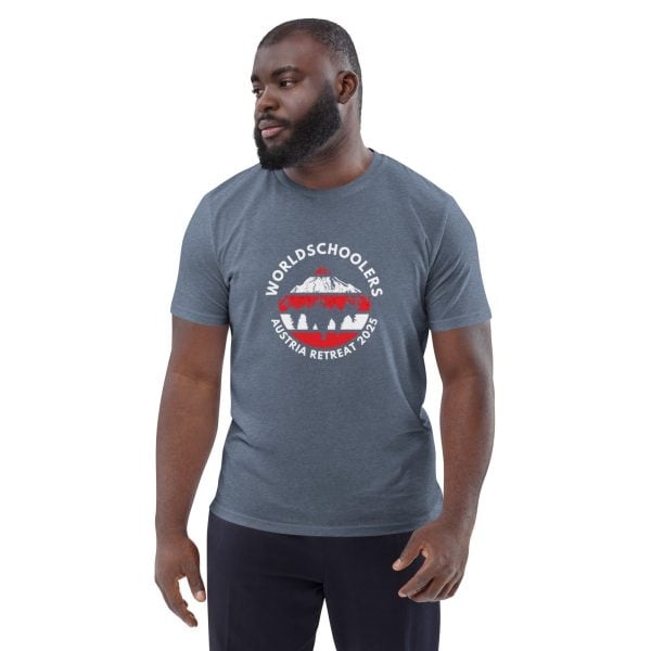 Austria 2025 |  Official Red logo - White Font | Unisex organic cotton t-shirt