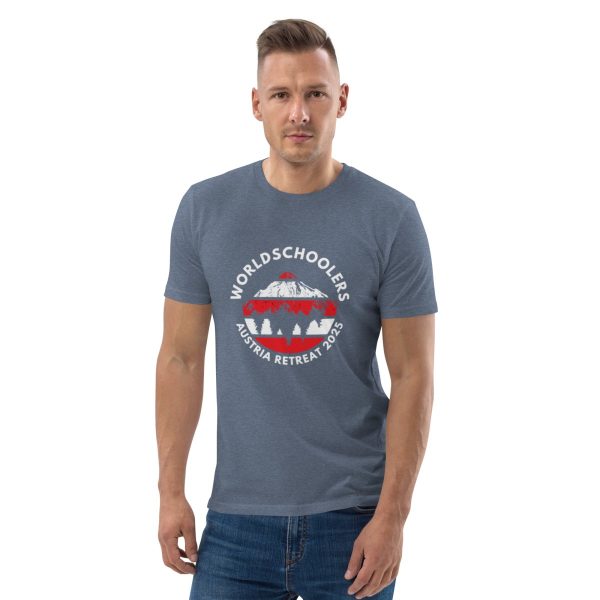 Austria 2025 |  Official Red logo - White Font | Unisex organic cotton t-shirt