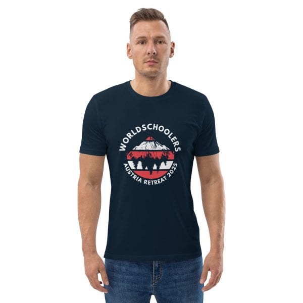 Austria 2025 |  Official Red logo - White Font | Unisex organic cotton t-shirt