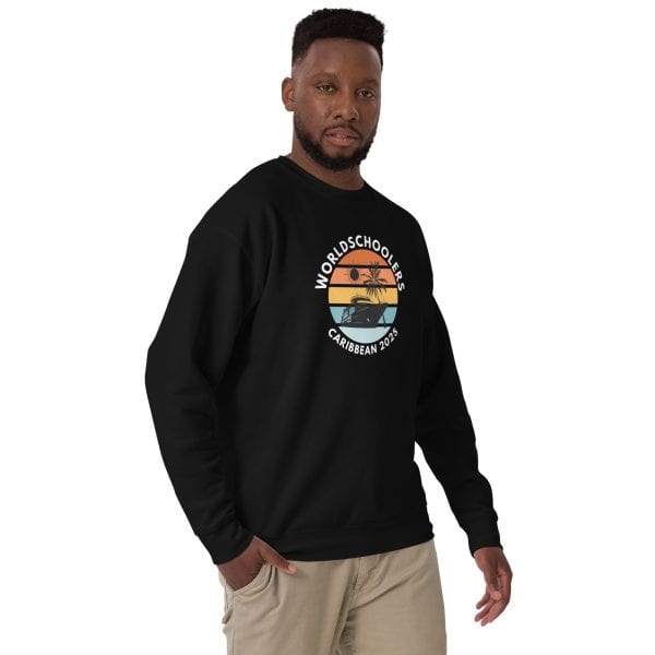 Caribbean 2025 | White Font | Unisex Premium Sweatshirt