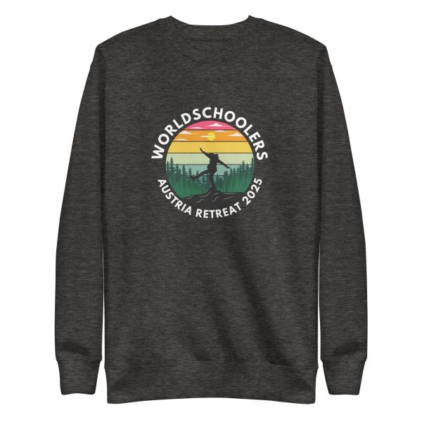 Austria 2025 | Official Kicking logo - White Font | Unisex Premium Sweatshirt