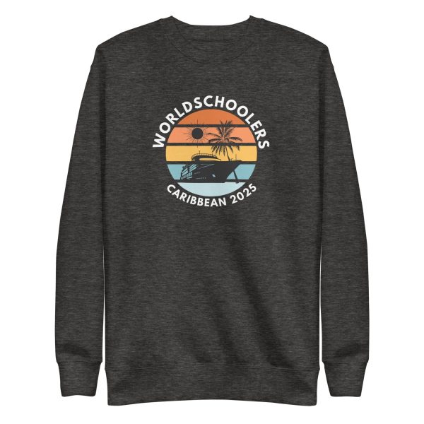 Caribbean 2025 | White Font | Unisex Premium Sweatshirt