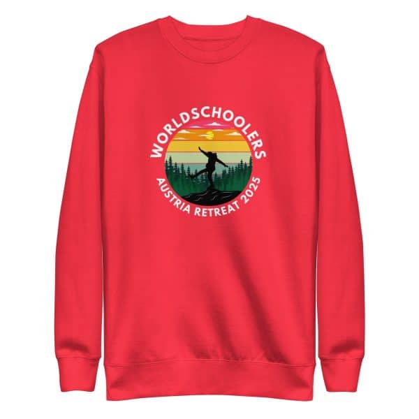 Austria 2025 | Official Kicking logo - White Font | Unisex Premium Sweatshirt