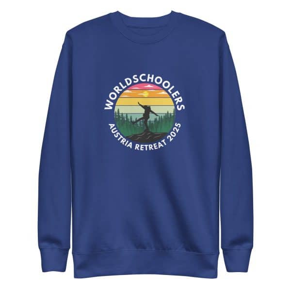 Austria 2025 | Official Kicking logo - White Font | Unisex Premium Sweatshirt