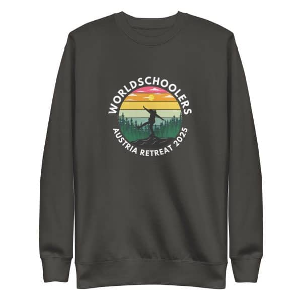 Austria 2025 | Official Kicking logo - White Font | Unisex Premium Sweatshirt