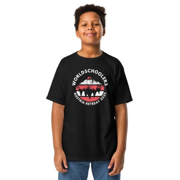 Austria 2025 |  Official Red logo - White Font | Youth classic tee