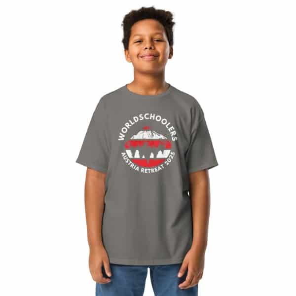 Austria 2025 |  Official Red logo - White Font | Youth classic tee