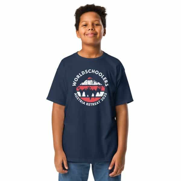 Austria 2025 |  Official Red logo - White Font | Youth classic tee