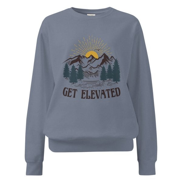 Get Elevated | Unisex garment-dyed sweatshirt