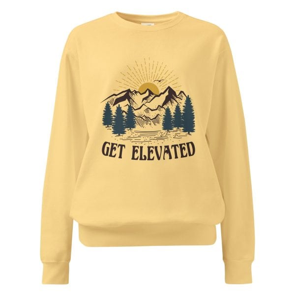 Get Elevated | Unisex garment-dyed sweatshirt