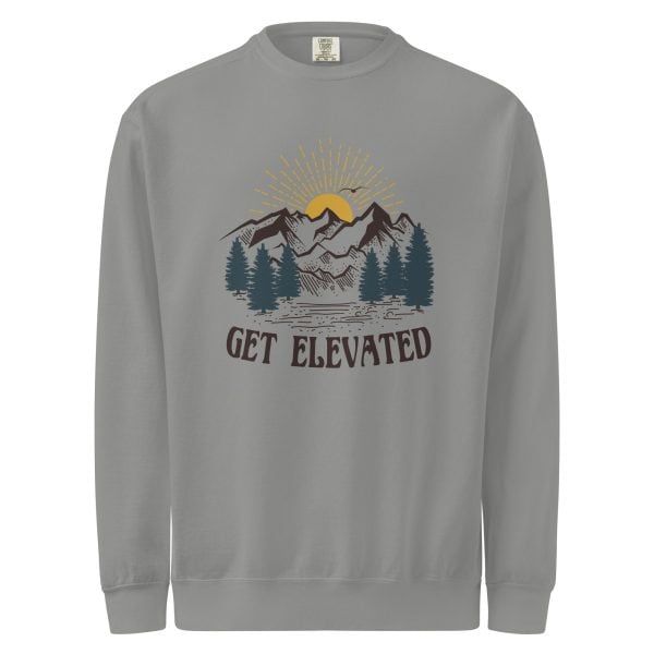 Get Elevated | Unisex garment-dyed sweatshirt