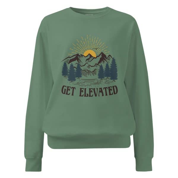 Get Elevated | Unisex garment-dyed sweatshirt