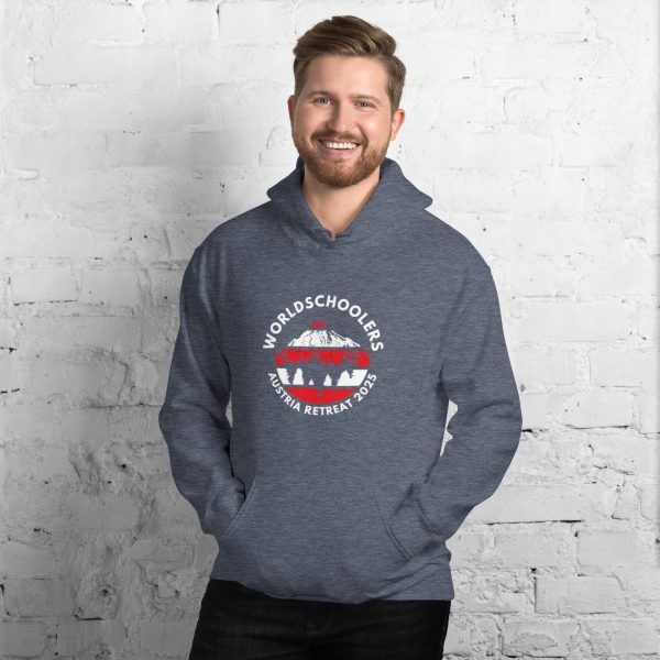 Austria 2025 |  Official Red logo - White Font | Unisex Hoodie