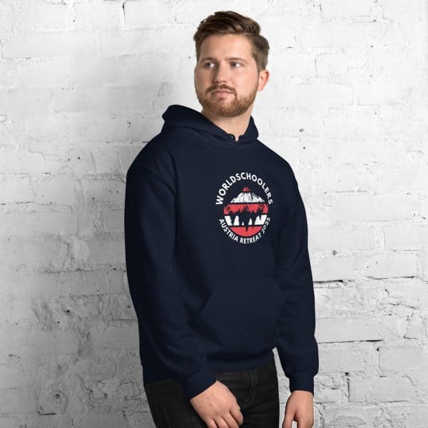 Austria 2025 |  Official Red logo - White Font | Unisex Hoodie