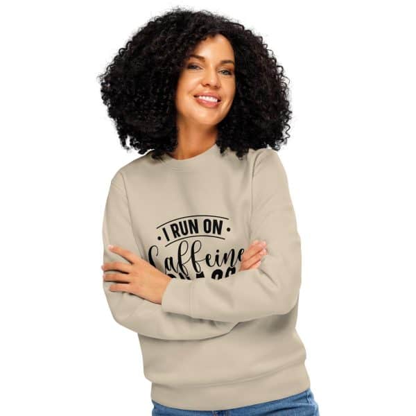 Caffeine Chaos Cuss Words | Unisex organic mid-weight sweatshirt