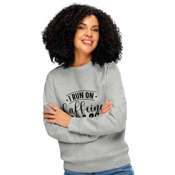 Caffeine Chaos Cuss Words | Unisex organic mid-weight sweatshirt