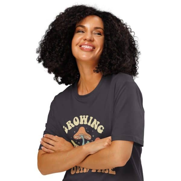 Growing At My Own Pace | Unisex organic ribbed neck t-shirt