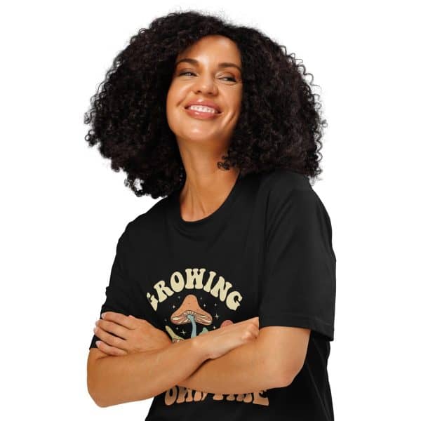 Growing At My Own Pace | Unisex organic ribbed neck t-shirt