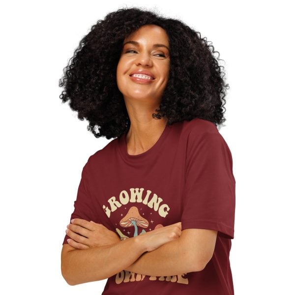 Growing At My Own Pace | Unisex organic ribbed neck t-shirt
