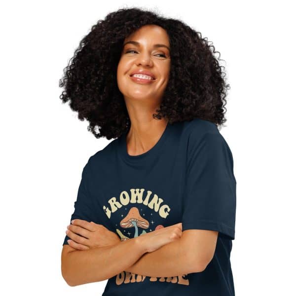 Growing At My Own Pace | Unisex organic ribbed neck t-shirt