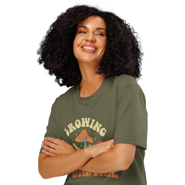 Growing At My Own Pace | Unisex organic ribbed neck t-shirt
