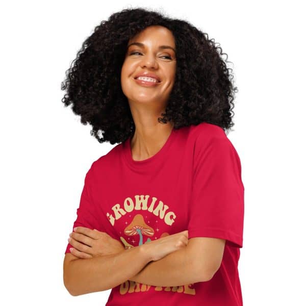 Growing At My Own Pace | Unisex organic ribbed neck t-shirt