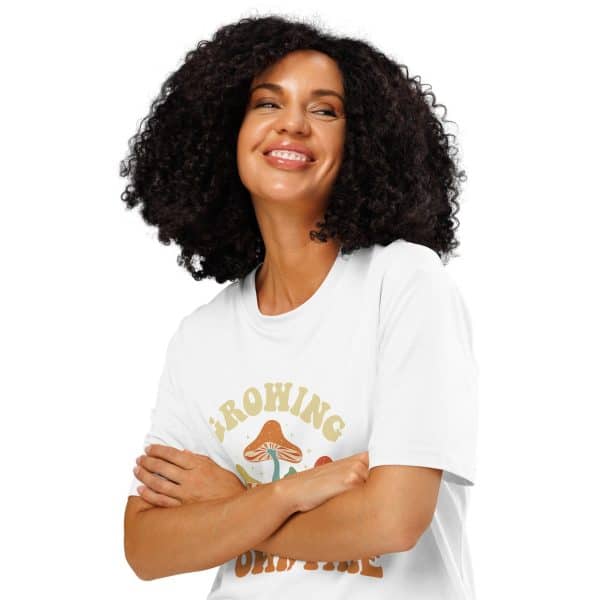Growing At My Own Pace | Unisex organic ribbed neck t-shirt