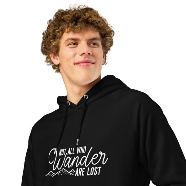 Not All Who Wander Are Lost | Unisex organic side pocket hoodie