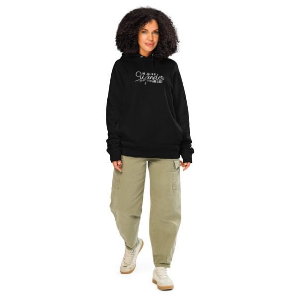 Not All Who Wander Are Lost | Unisex organic side pocket hoodie